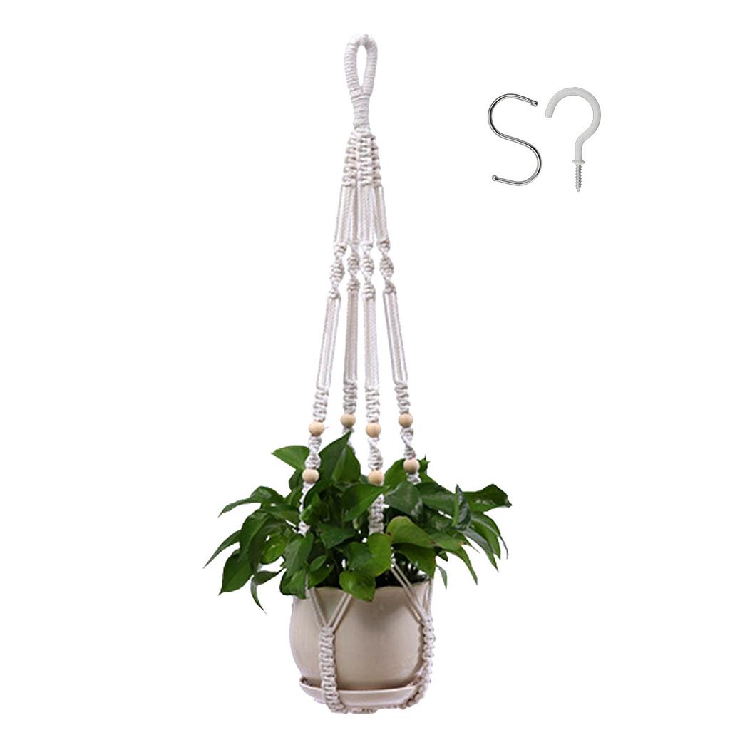 Plant Hangers Flower Pot Net Bohemia Macrame Plant Holder Handmade Wall Decor Garden Planter Hanging Baskets