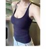 Summer 2026 Women's Halter Neck Camisole: Slimming Waist, Padded Bra, Anti-Side-Boob, Beautiful Back Design
