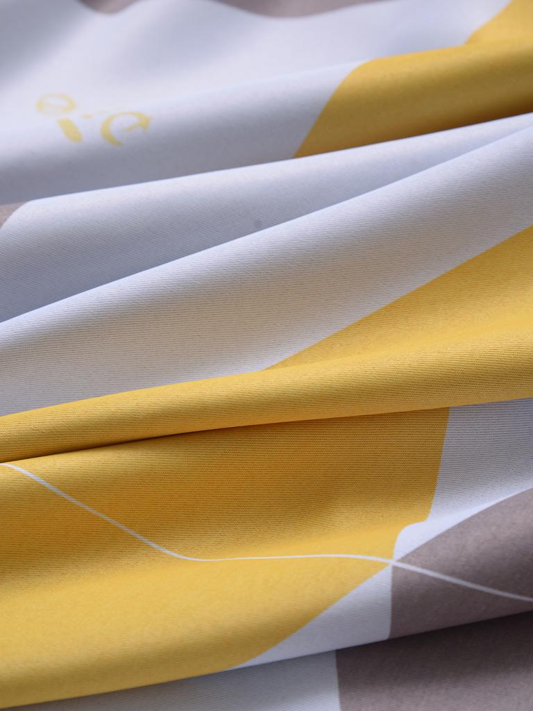 Cortina de luxo estampada xadrez resistente ao calor de alta sombra para sala de estar cortinas de quarto