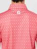 FootJoy Tie Print Lyle Polo Cape Size M Men's Shirt, Red, (FJ-S21-S02)