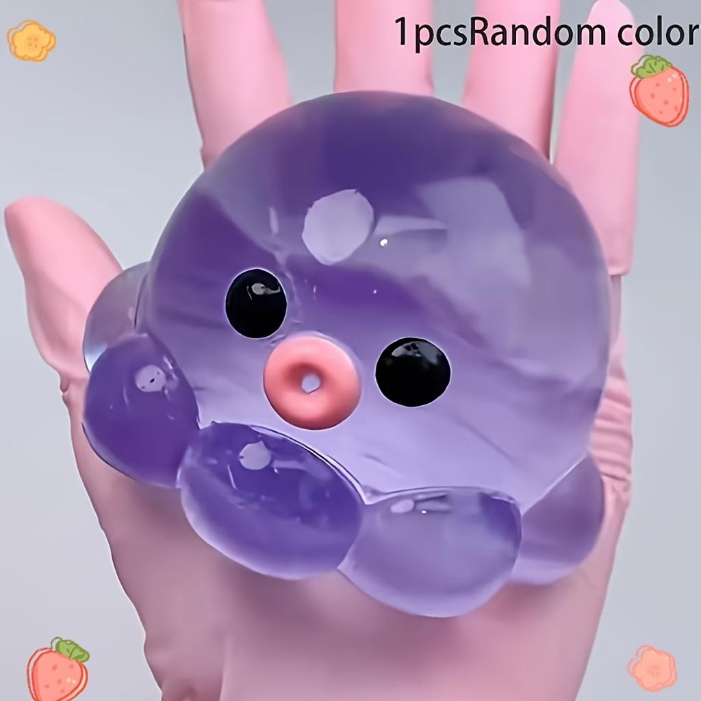 

1 шт. Сделай сам игрушка-антистресс в виде пузырчатого осьминога, медленно восстанавливающая форму, забавная, для вечеринки, подарок на день рождения - случайный цвет 1PC