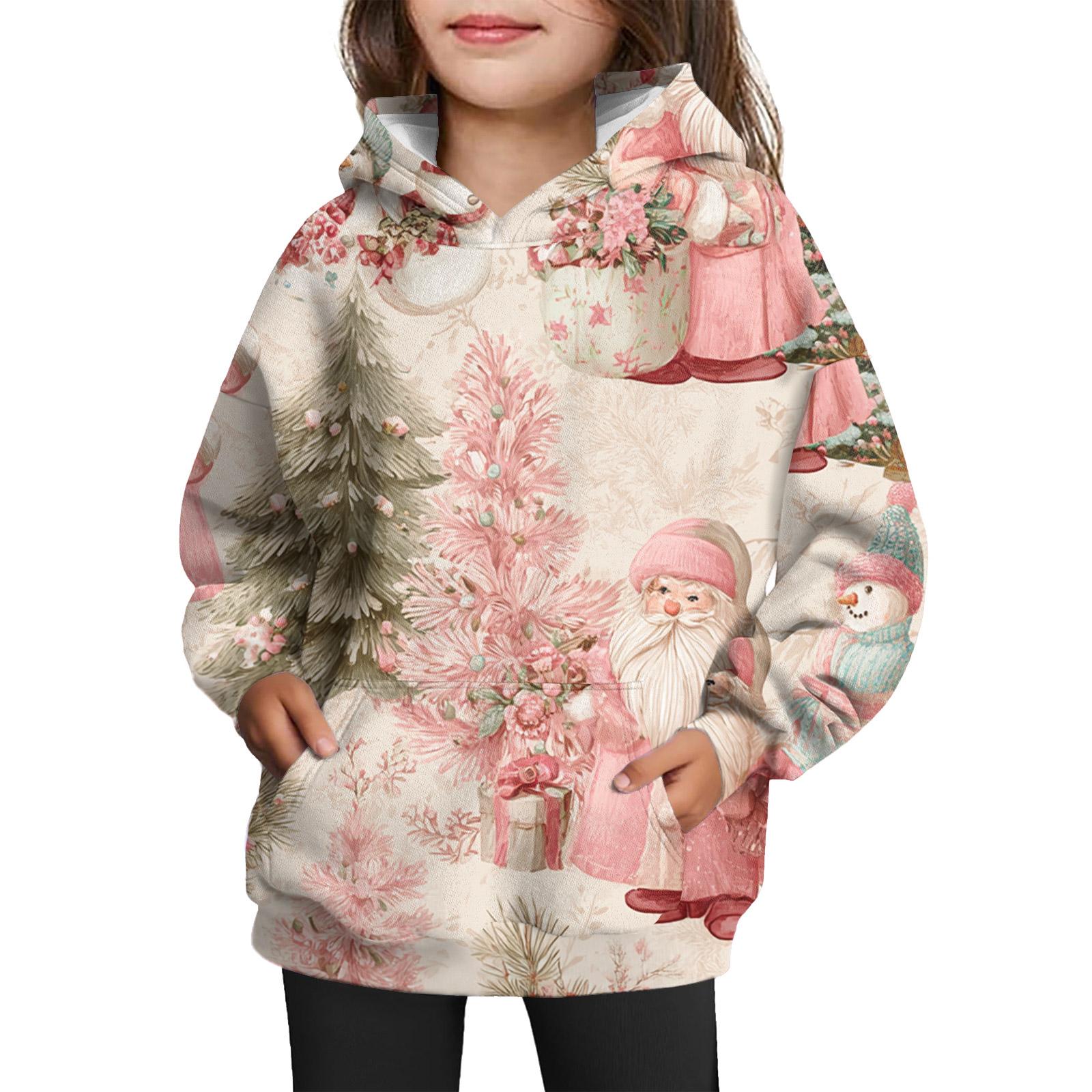 

Худи для девочек с принтом тай-дай - Пуловер с принтом 120