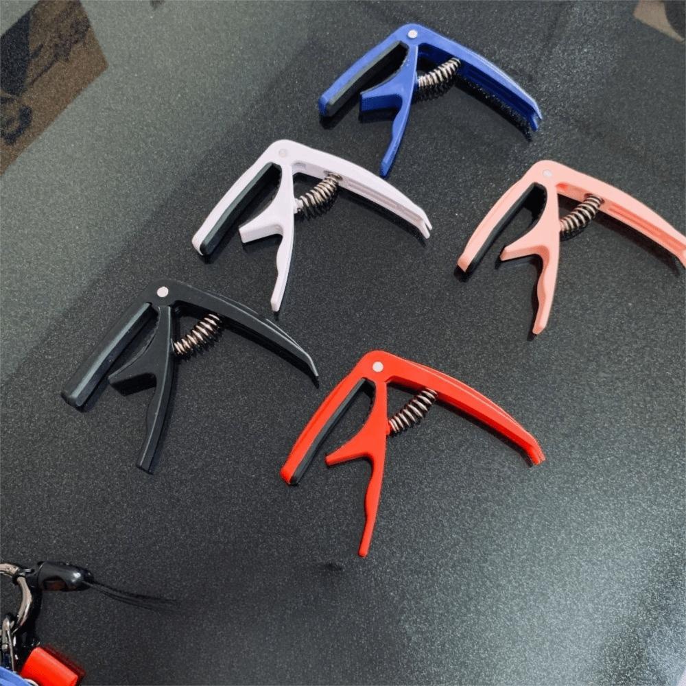 Plastic Universal Ukulele Capo White Uk Tone Clip Ukulele Parts Ukulele Tuning Clamp  Electric