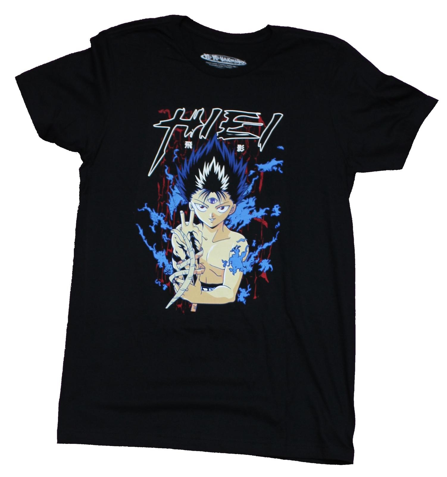 Yu Yu Hakusho Mens T-Shirt - Hiei 01 Third Eye Power Image S