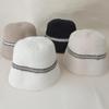 Women's Angora Bucket Hat Color Block Design Daily Hat