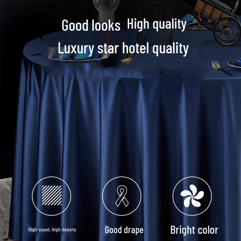 LvXunPENGKE Thickened Round Tablecloth