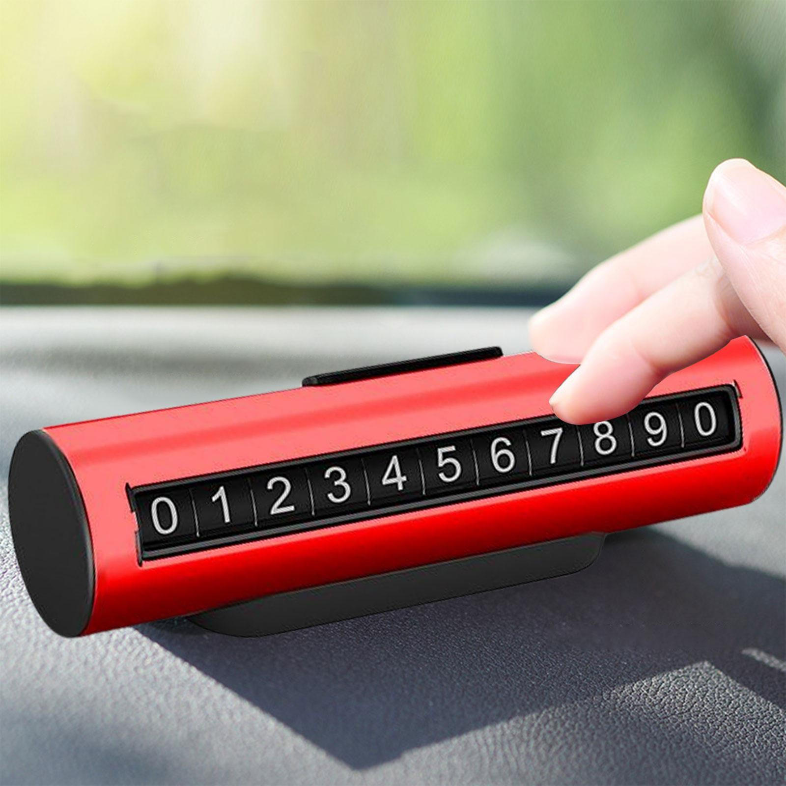 Temporary d ,Hidden Telephone Number, Easy to Install Plate Stickers, Number Card