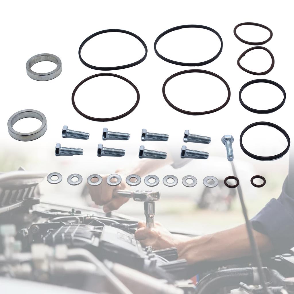 Zestaw podwójnych uszczelnień silnika samochodowego Podwójne uszczelnienia Vanos dla M52TU M54 M56 ze śrubami uszczelkami Akcesoria zamienne