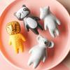 Cartoon Children's Room Wall Hooks Panda Drawer Pulls Door Knobs Furniture Hardware Cabinet Handles