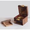 Wooden Dhoop, Incense Holder/Stand Pyramid Box with Wooden Drawer(6.5Inch)