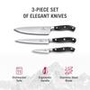 VICTORINOX Επαγγελματικό Μαχαίρι Βαρέως Τύπου και Σετ Grand Chef, Σετ 3 Τεμαχίων, Μαύρο, Premium Κατηγορίας, Κοφτερό, Maître, Σφυρηλατημένο, 7.7243.2