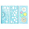 Multifunctional Kaleidoscope Drawing and Measuring Ruler Set for Students