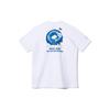 New Era Printed Minimalist T-Shirt Unisex Tops White 13697655