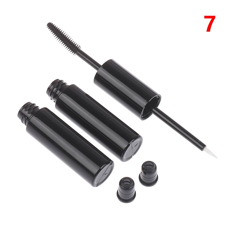 Double-Ended Empty Mascara Tube Eyeliner Lip Gloss Tubes With Wand Applicator Eyelash Cream Container Plastic Lipstick Lip Balm
