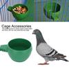 15Pcs Round Shape Bird Food Bowl Thickened Cage Food Container Water Feeding Bowl for Pet