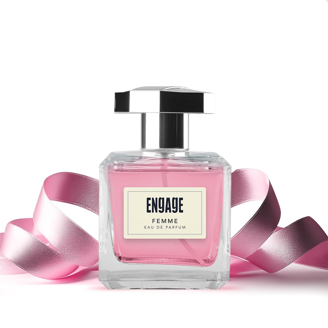 

Engage Femme Eau De Parfum For Women 100ml Citrus Floral Long Lasting Skin Friendly Perfume Spray With Fruity Woody Notes