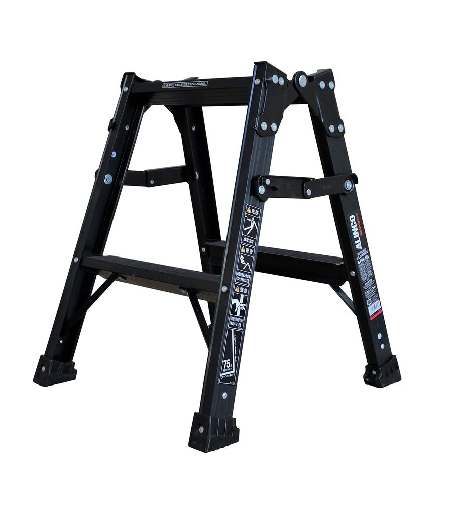 Alinco black black Alinco x GranGear collaboration product with ladder/stepladder (PRS-60WA paint) anti-slip BPRS-60