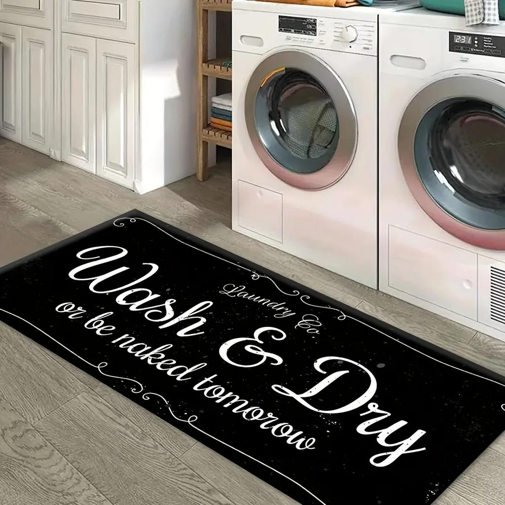 1 STK Blumen Willkommen Muster Fußmatten Küchenteppiche Rutschfest Pop Design Badezimmerteppiche Badematte Teppich für Zuhause Spüle Wäsche Dekor