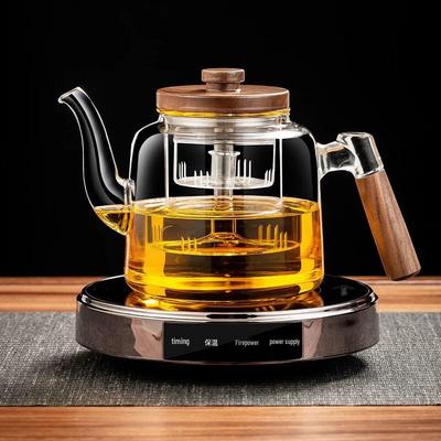 Electric Ceramic Stove & 1.3L Glass Teapot Set