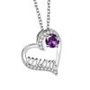 Heart-Shaped Mum Necklace - Fashionable European & American Style, Niche Design, Perfect for Mother's Day Gift.