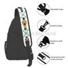 Christmas Nutcrackers Chest Bags Holiday Xmas Crossbody Sling Bag Travel Hiking Backpack Casual Shoulder Daypack for Women Men