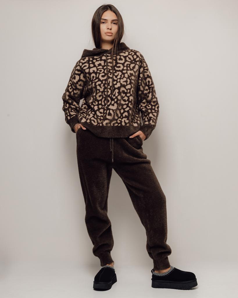 Women's Leopard Suit 30111 White Jacket Pants