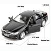 1:36 Scale Diecasting M550i autómodell ötvözött játékautó, visszahúzható járművek játékautó kisgyermekeknek gyerekeknek fiúknak lányoknak ajándék kék