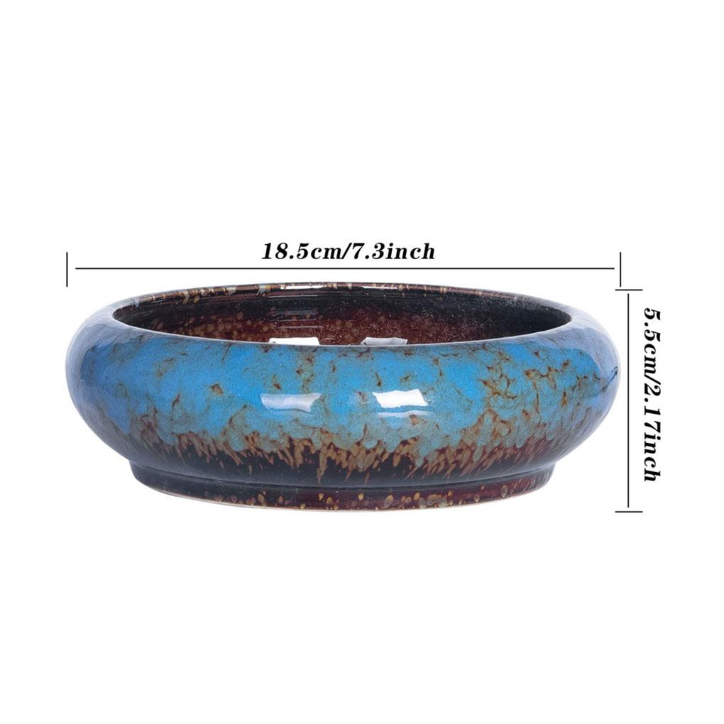 Ceramics Large Round Juicy Planter Bowl Flowers Herbs And Vegetables Flower Plant Container For Home