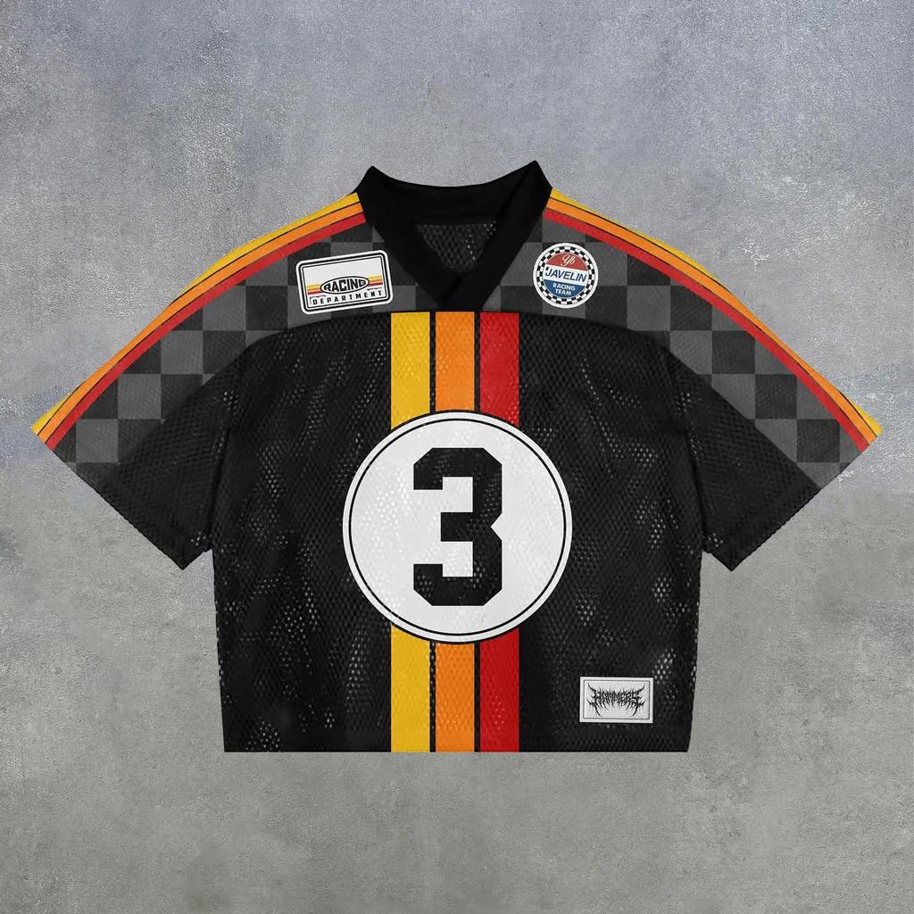 Digitálně potištěná volná trička s krátkým rukávem a grafickým potiskem, módní trendy ležérní tričko s krátkým rukávem Harajuku, krátké rukávy