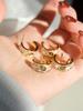 C-shaped Retro Palace Style Ear Clip for Women - No Piercing Needed