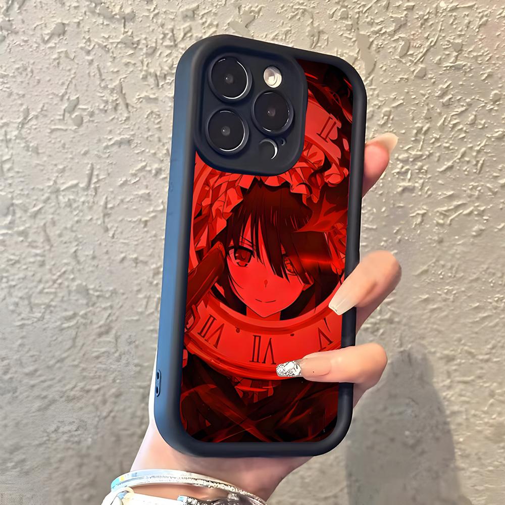 Anime Date A Live Tokisaki Kurumi Cute Phone Case For IPhone 17 Pro Max 16 15 14 Pro Max IPhone 13 Pro Max 11 Plus Silicone Cove