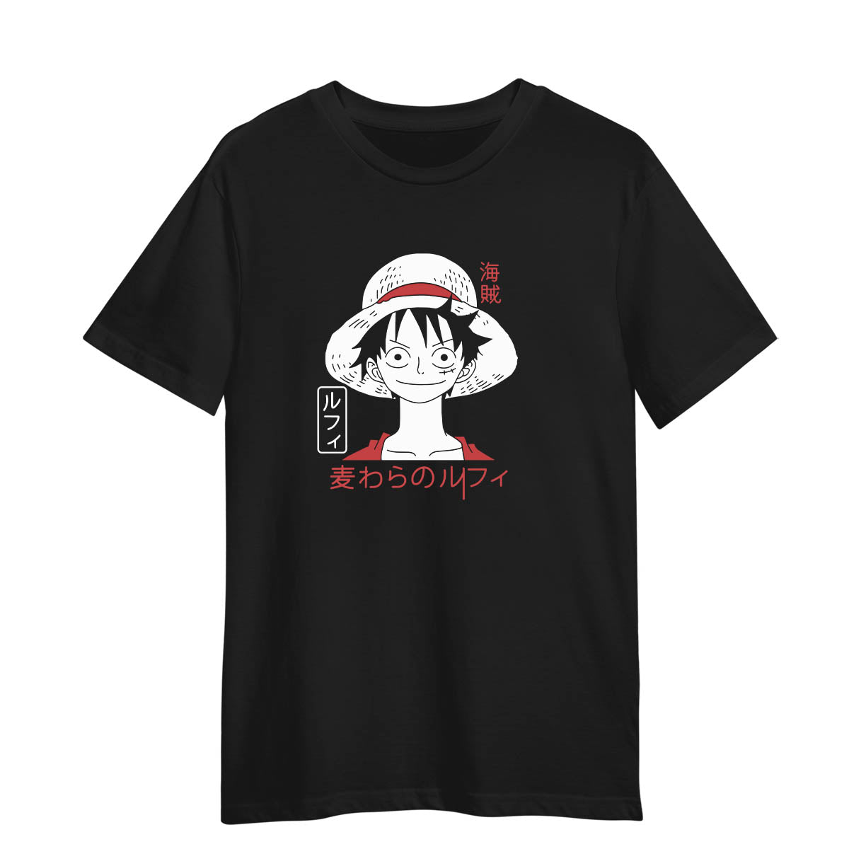 

One Piece Monkey D Luffy Japanese Anime Adult Unisex T-shirt XXXL чорний