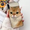 For Samsung Galaxy A90 5G Phone Case For Samsung A90 5G SM-A908B Elegant Floral Cat Painted Black Silicone Soft TPU Cases