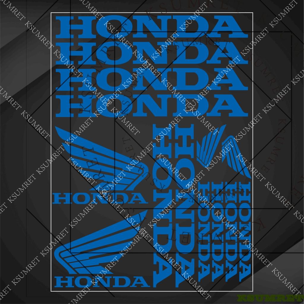 CKU5 Vinyl Honda Motorcycle Sticker Decal Tank Emblem Stickers