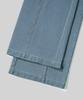 Beodeonteu Front Line Washed Wide Sweatpants [Medium Blue]