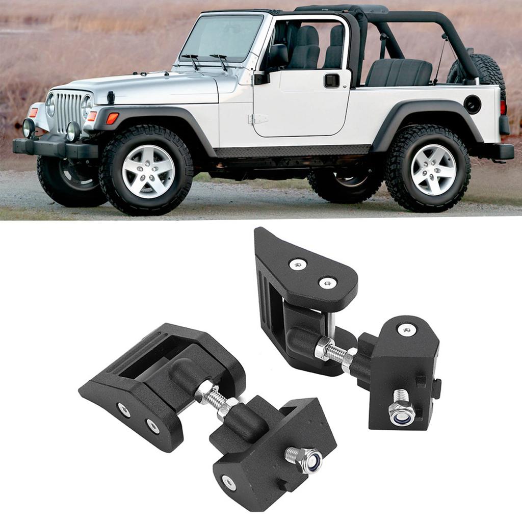 Aluminum Alloy Hood Latch Locking Catch Buckle Fits for Wrangler TJ 97‑06