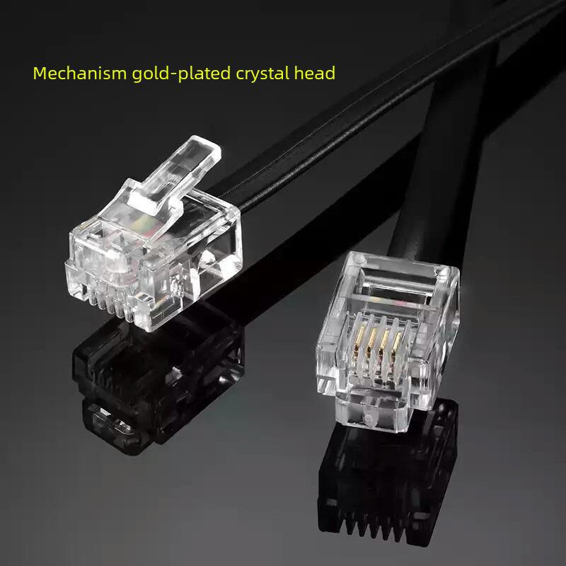 2 Core/4 Core Telephone Extension Cable RJ11 Fixed Connection Line 6P2C/6P4C