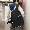 ins style school bag male college student simple high school student travel female junior high school student backpack large capacity backpack trend