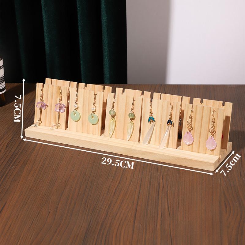 Wood Earring Display Stands,Jewelry Earring Display Holder Wood Earring Card Holder