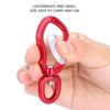 Multifunctional Aluminium Alloy Carabiner Outdoor Mountaineering Safe Lock D Buckle Blue