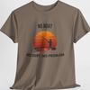 No Boat No Debt No Problem Sunset T-Shirt | Shore Fishing Graphic Tee