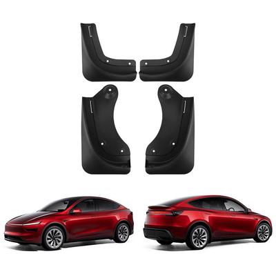 Car Mudguards for Tesla Model Y Juniper 2025 Splash Guards Fender No Drilling No Tape All Weather Mudflaps Accessories