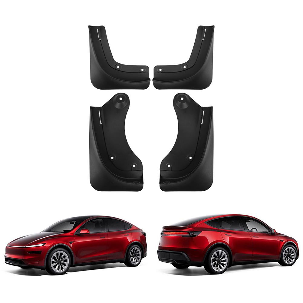 Car Tire For Tesla Model Y Juniper 2025 Front Rear Protector Flaps Wheel MudFlaps Accessory Gua Q5V8