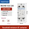 Chint Single-Phase AC Contactor NCH8-20/20, 20A, 240V, 2P, DIN Rail Mount