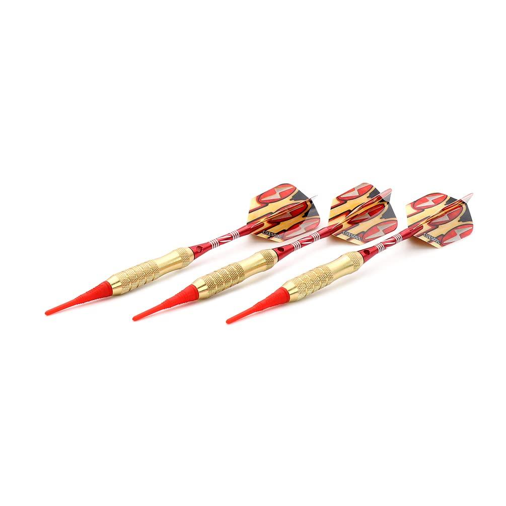 CUESOUL 14g Soft Tip Dart 12g Barrel Set, (CSTR-05P)