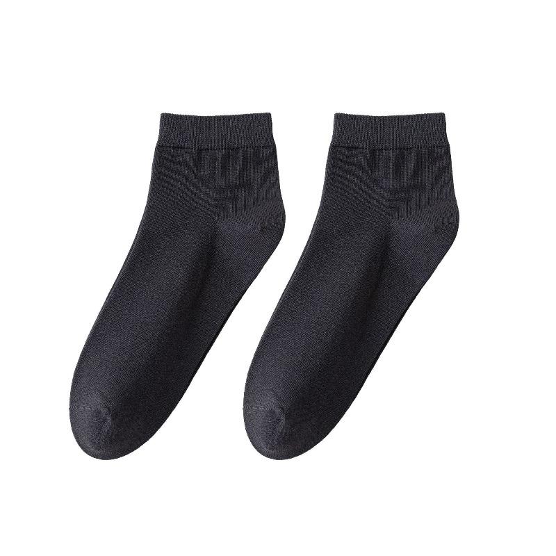 Men's Antibacterial and Deodorizing Long-fiber Cotton Short Socks with Good Breathability and Sweat Absorption, Anti-tear, and Bone-free.