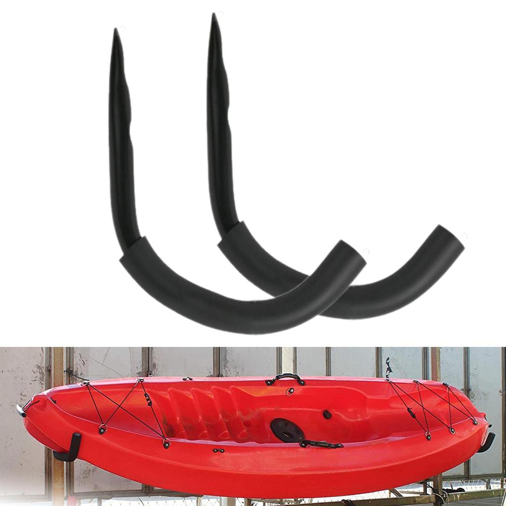 2Pcs Garage Kayak Storage Hooks, Racks Heavy Duty Wall Mounted Hangers, for