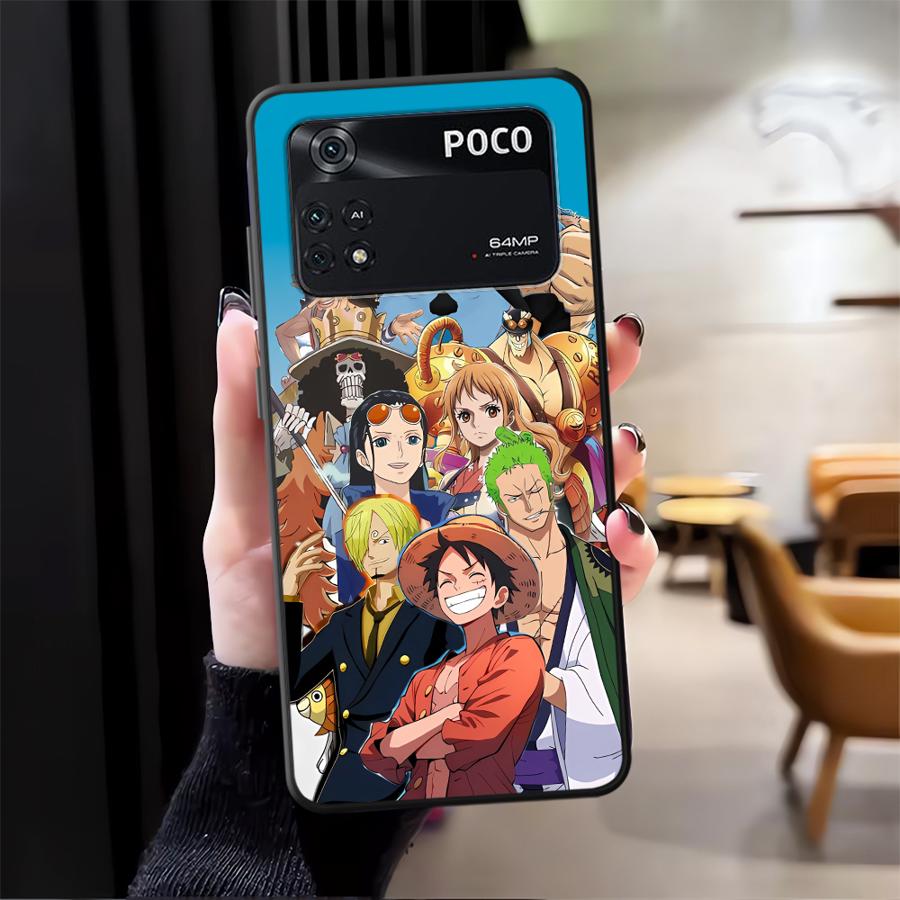 

Чехол для телефона Xiaomi Poco X3 X4 X5 C50 F3 F4 F5 M5 C51 M3 M4 Pro C65 с аниме Луффи и Зоро Funda Poco M3 Pro