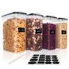 Cross-Border Transparent PP Plastic Storage Jar for Grains and Cereals - Sealed Kitchen Container