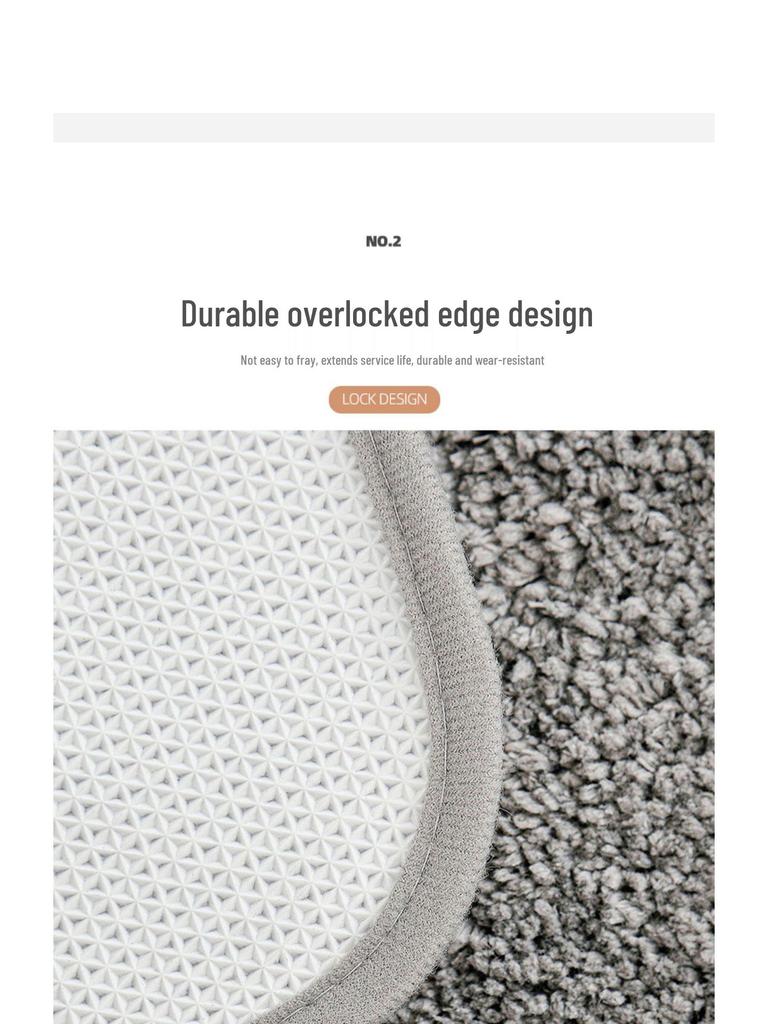 Non-slip Bathroom Door Mats: Quick-Drying, Absorbent Floor and Toilet Carpets